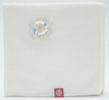 DK4-01 Scattered Beads Home Hijab — Off-White