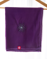 DK6-72 Scattered Beads Home Hijab — Purple