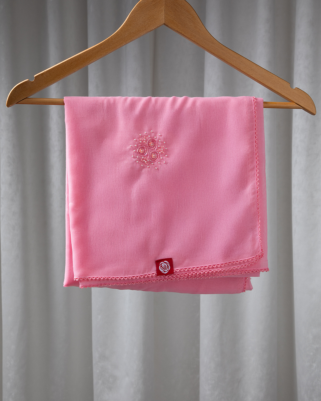 DK6-69 شيلة بيت منثرات عريضة - قطن ويل