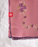 RZ6-42 Jouri Rose Embroidered Home Hijab — Nude