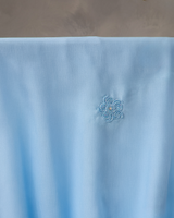 DK6-71 Scattered Beads Home Hijab — Light Blue