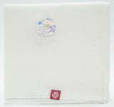 DK4-31 Scattered Beads Home Hijab — Off-White