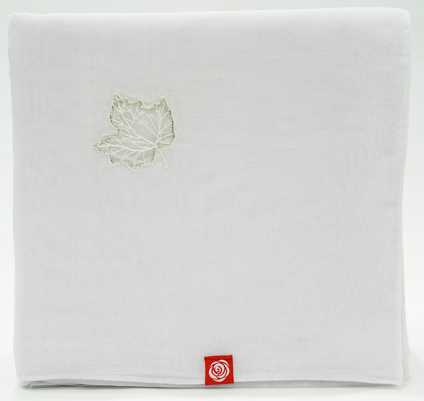 DK5-49 Scattered Beads Home Hijab — White