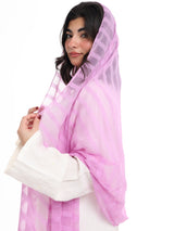 SR01_02 شيله مطرزة بنفسجية عريضة