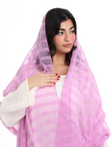 SR01_02 شيله مطرزة بنفسجية عريضة