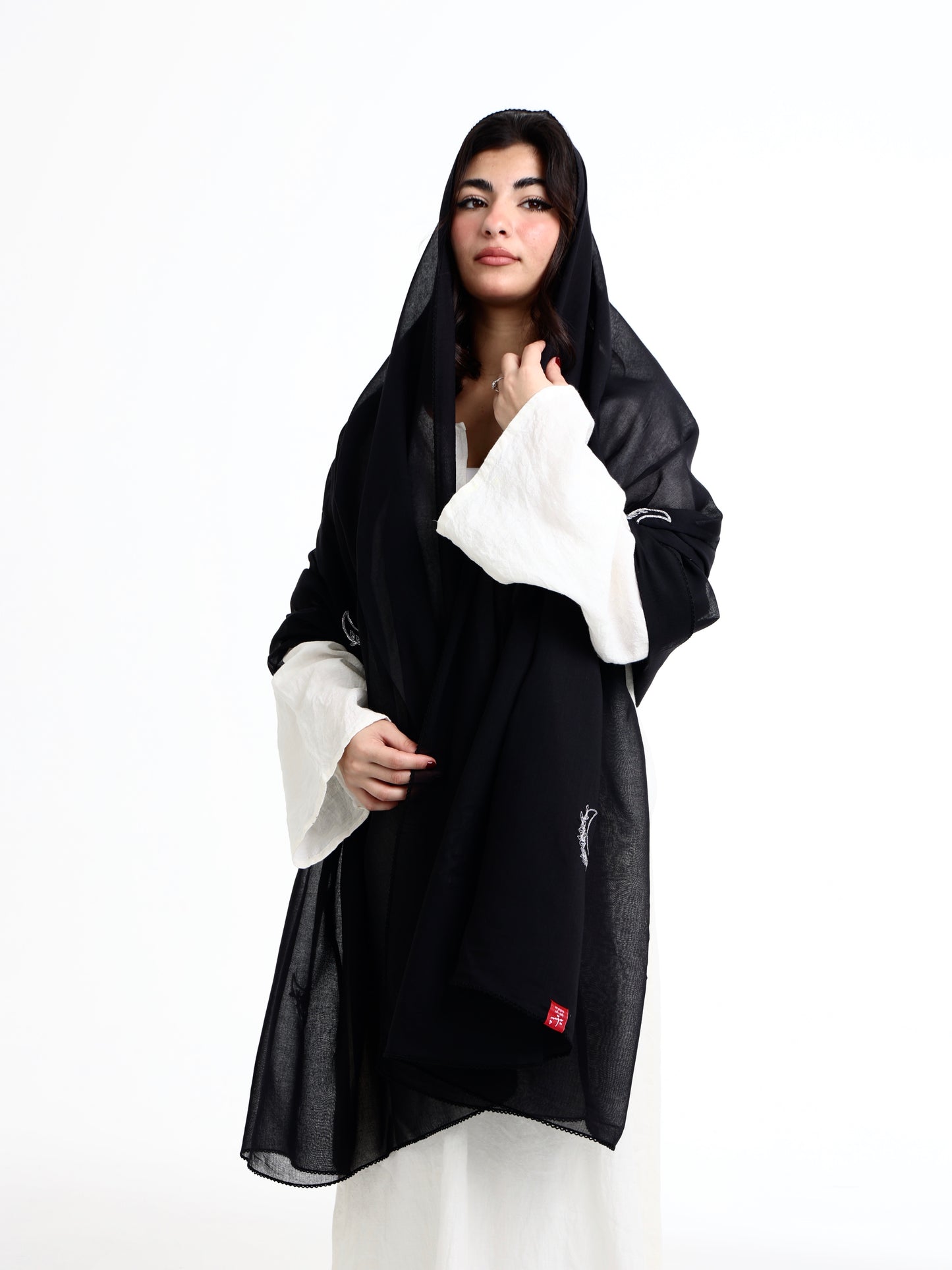 DK6-73 Scattered Beads Home Hijab