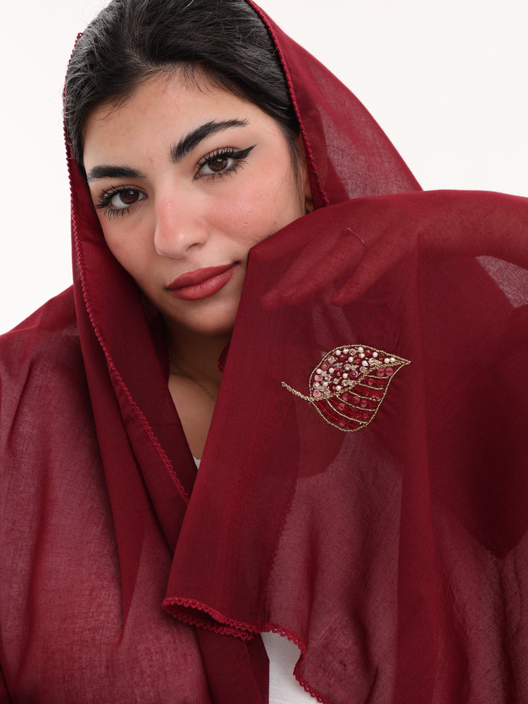 DK7-74 شيلة بيت منثرات - قطن ويل