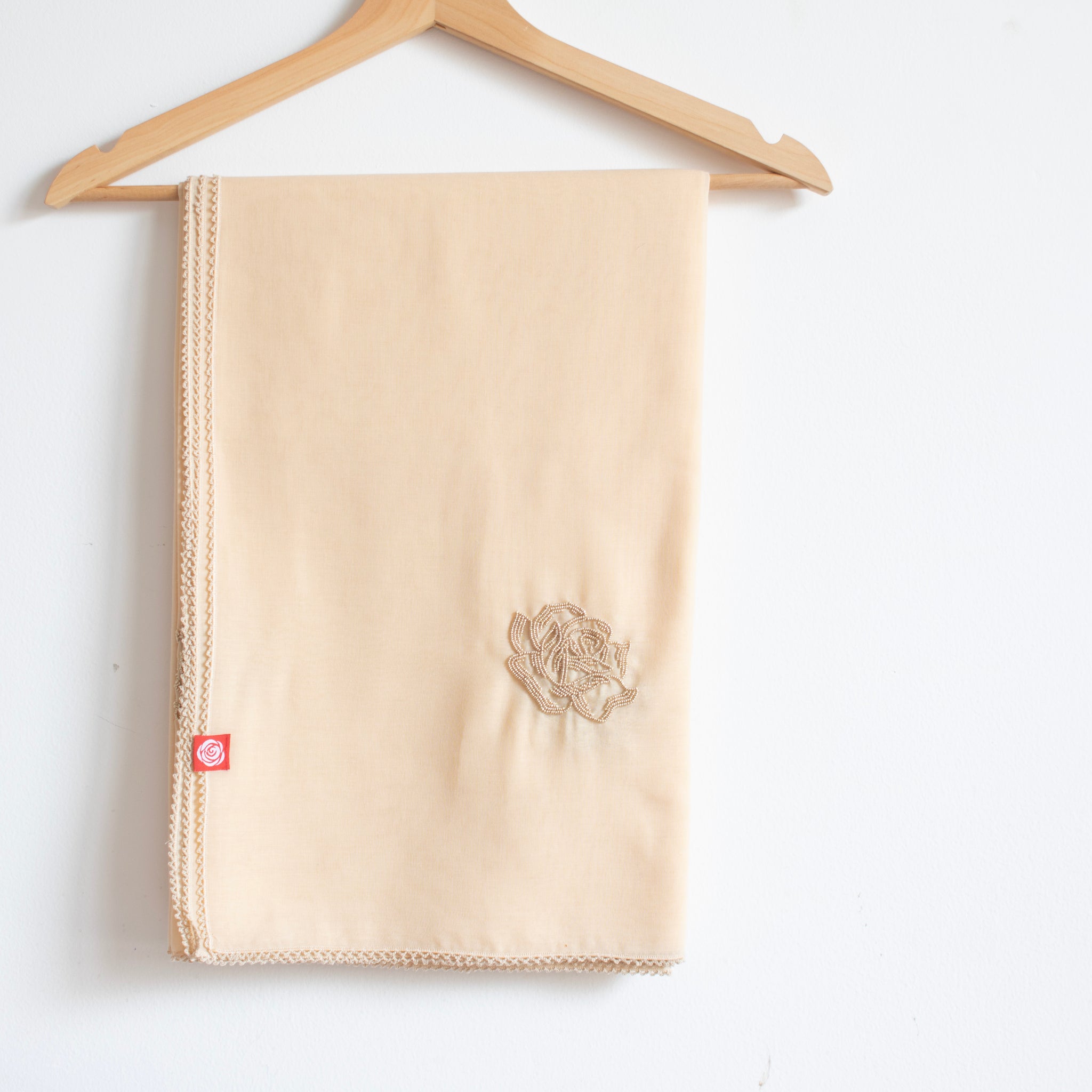 DK4-02 شيلة بيت منثرات عريضة - قطن ويل