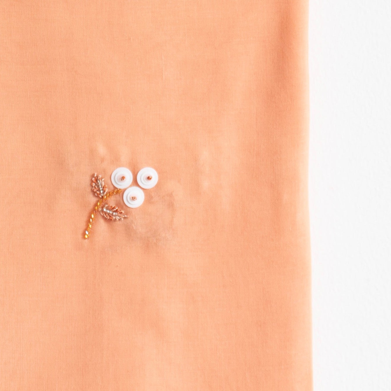 DK4-05 Scattered Beads Home Hijab — Orange