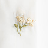 DK4-06 Scattered Beads Home Hijab — Off-White