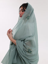 RM1-11 Jouri Rose Embroidered Home Hijab