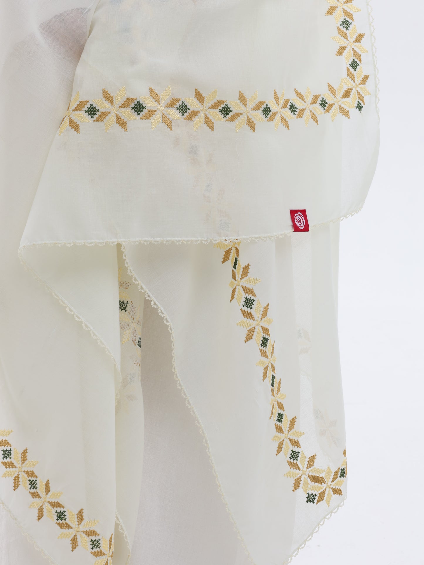 RB1-05 Jouri Rose Embroidered Home Hijab