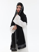 UQ1-07 شيل بيت عريضة مطرزة