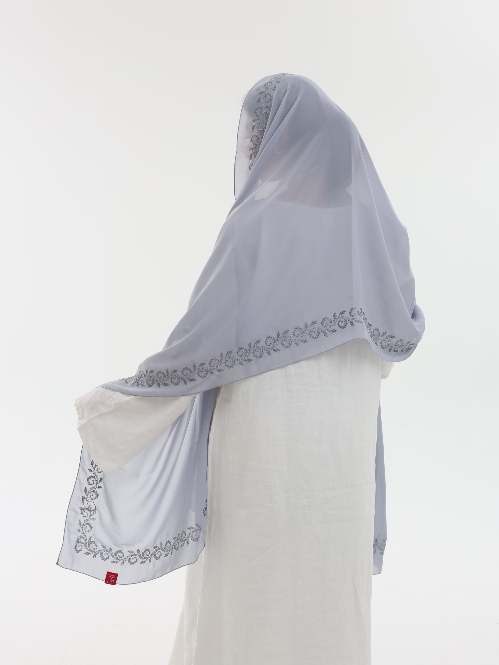 DL1-01 شيل بيت عريضة مطرزة