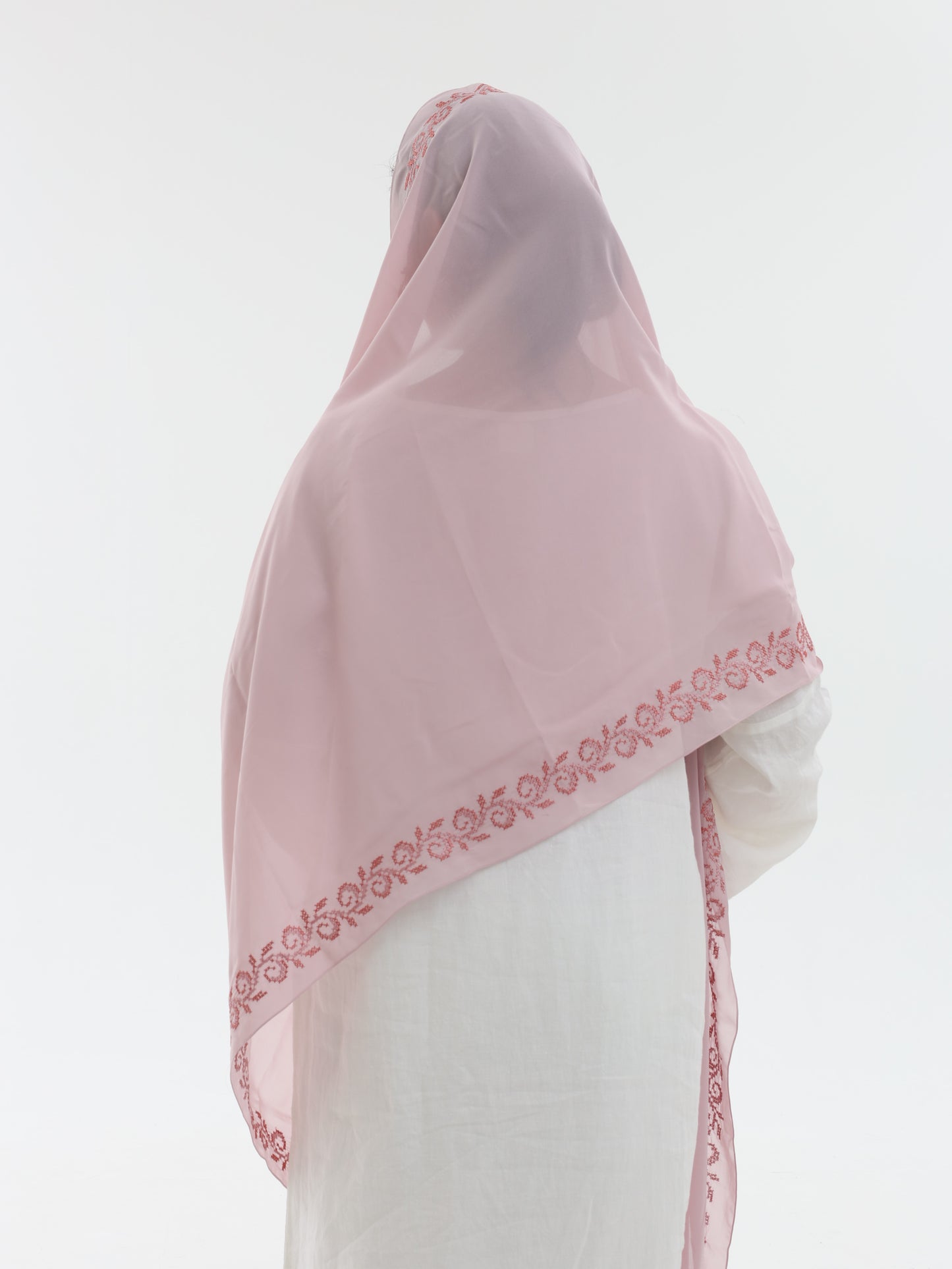 DL1-04 شيل بيت عريضة مطرزة