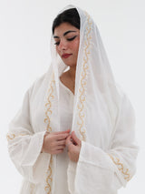 DL1-06 شيل بيت عريضة مطرزة