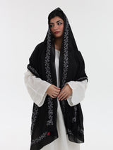 DL1-07 شيل بيت عريضة مطرزة