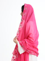 BD3-11 شيله مطرزة فوشية عريضة