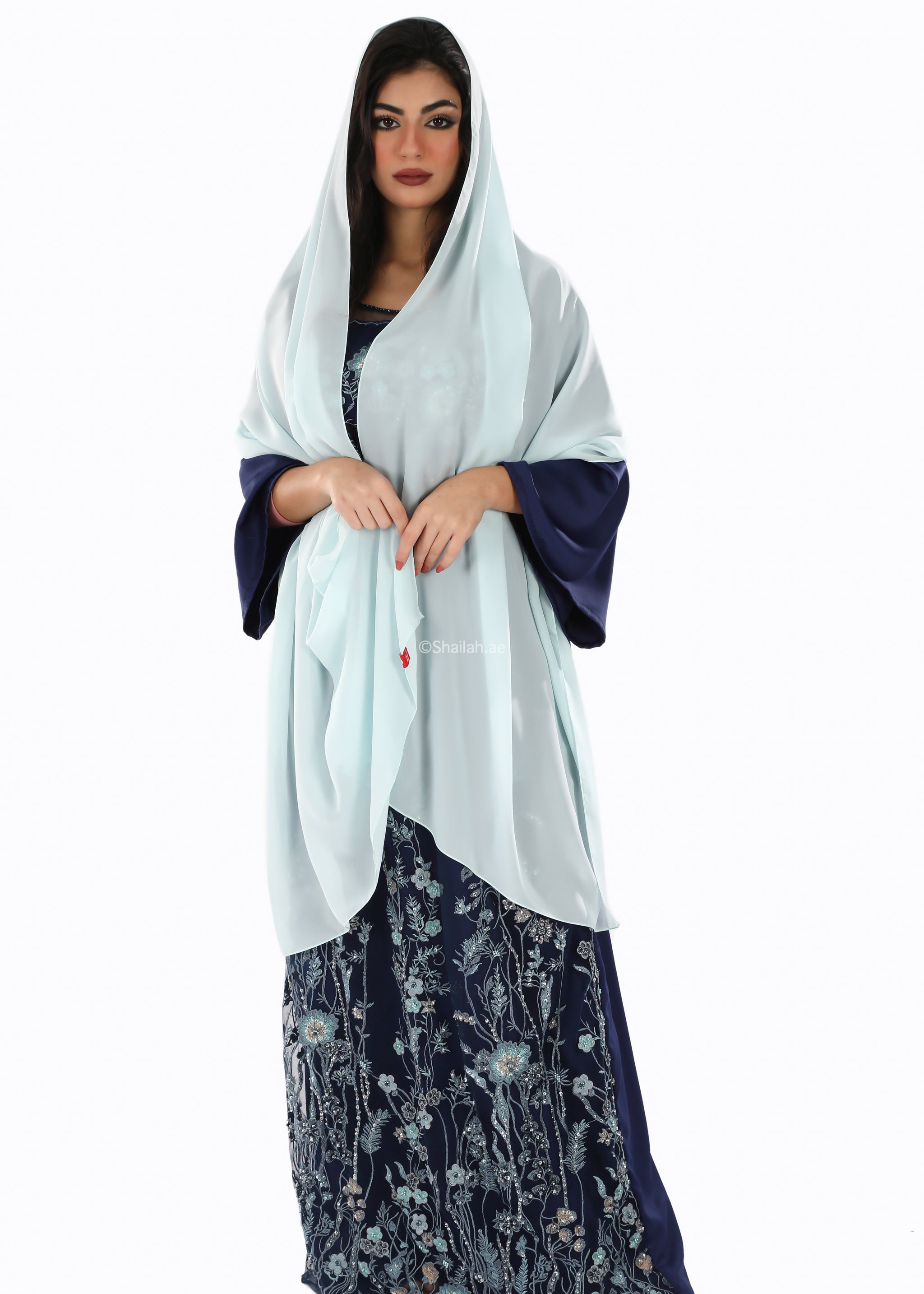 DS2-19 Duja Night Plain Home Hijab