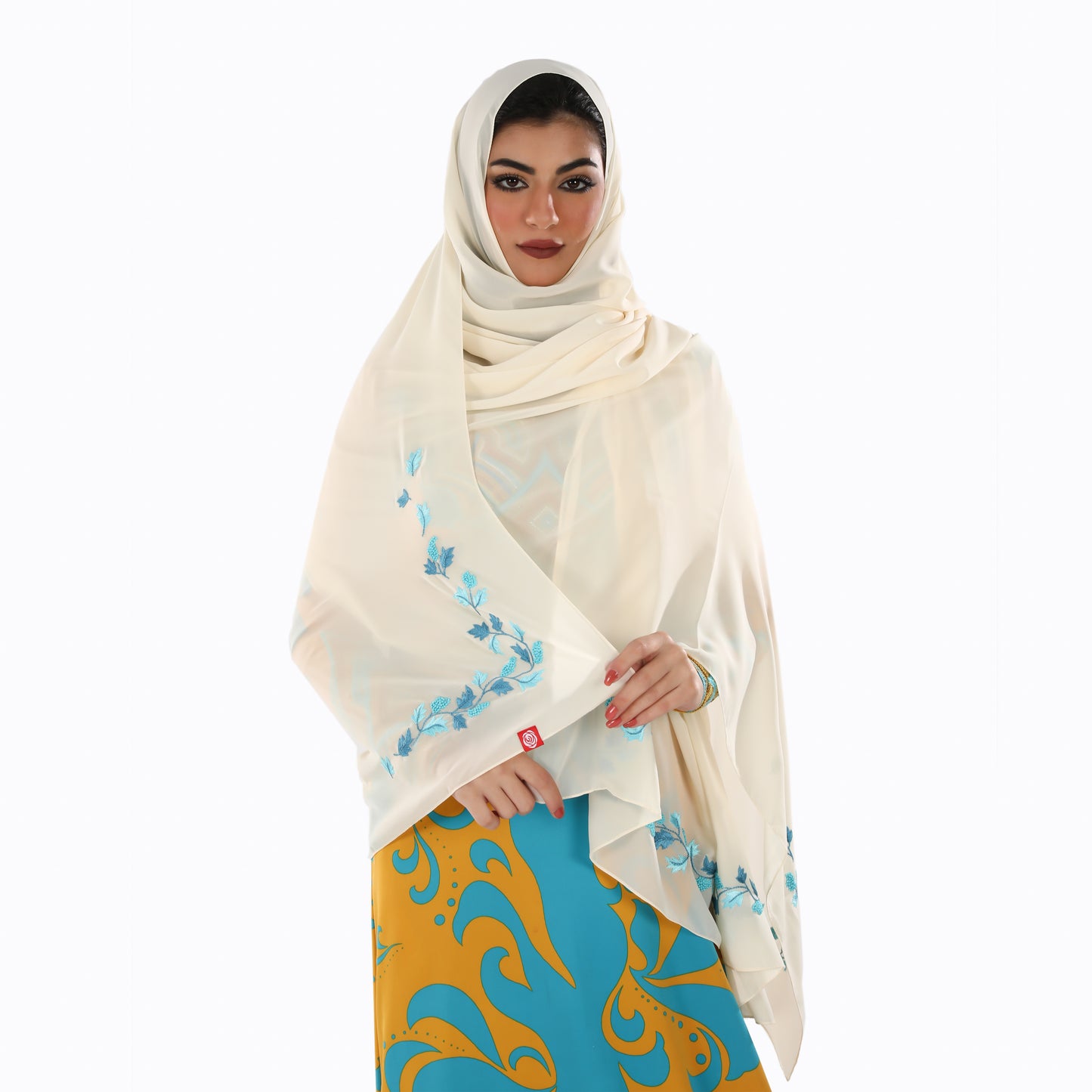 LF2-10 Al-Bahia Home Hijab — Milky White