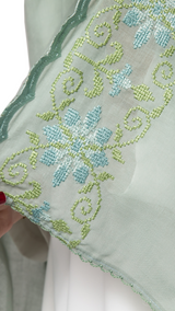 NC1-10 شيلة مطرزة مرمية - Shailah.ae شيلة