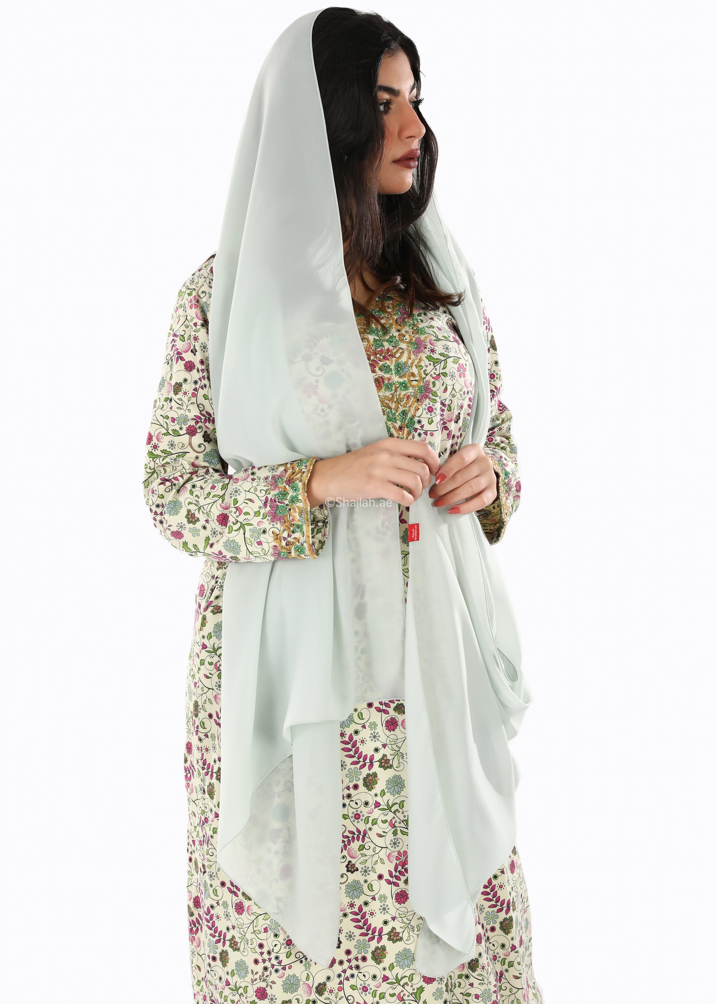 DS2-17 Duja Night Plain Home Hijab