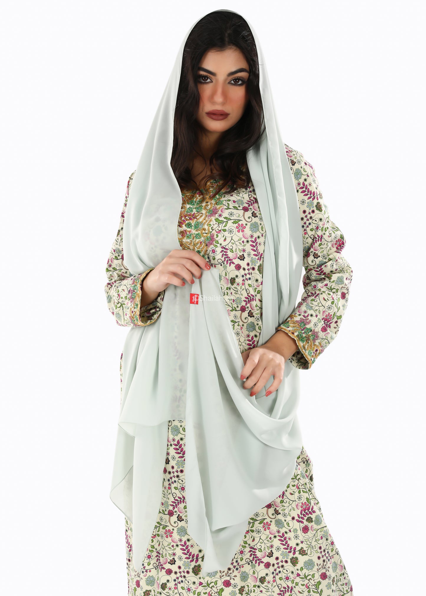 DS2-17 Duja Night Plain Home Hijab