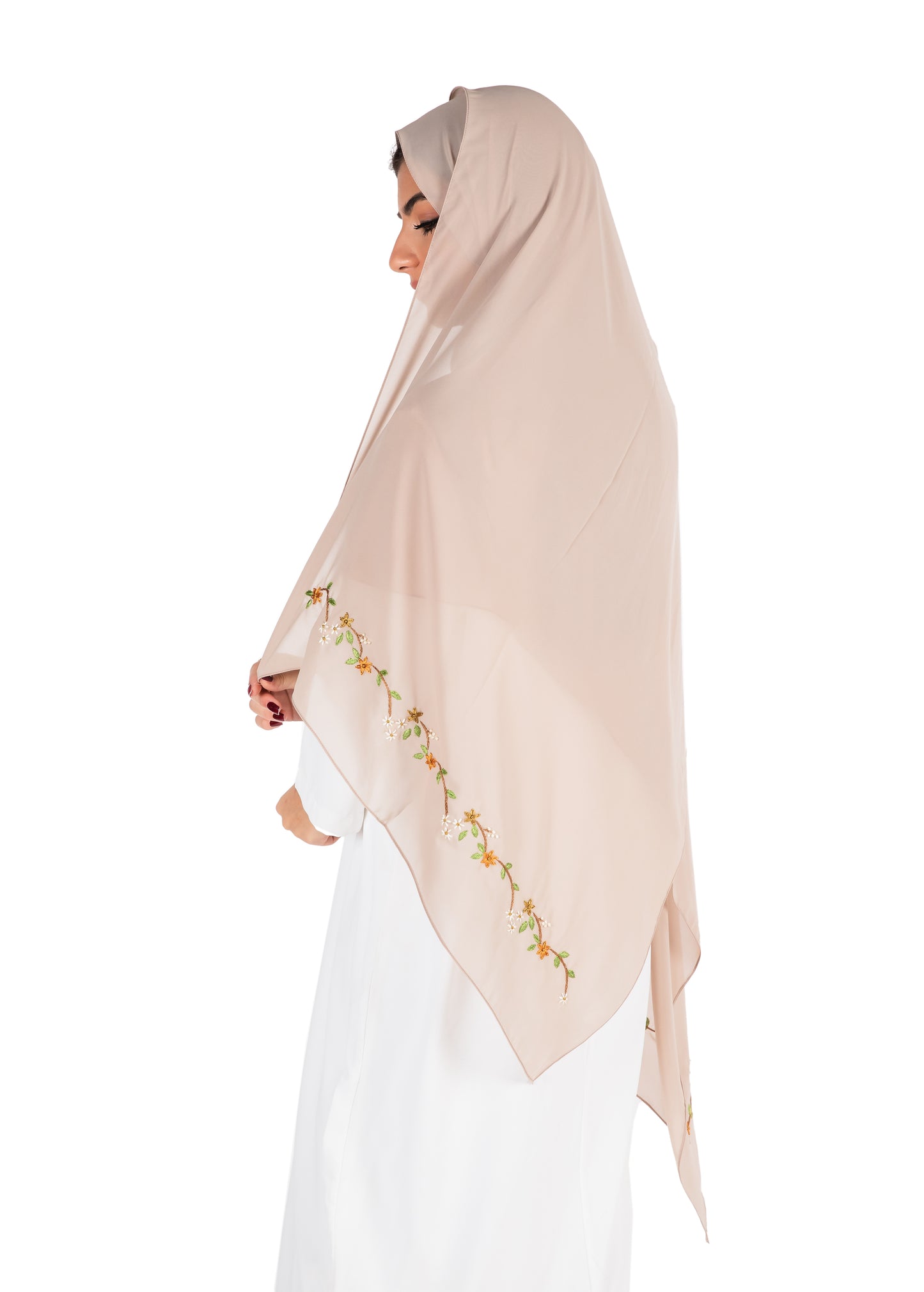 TL1-01 Al-Mafnoud Home Hijab — Sand