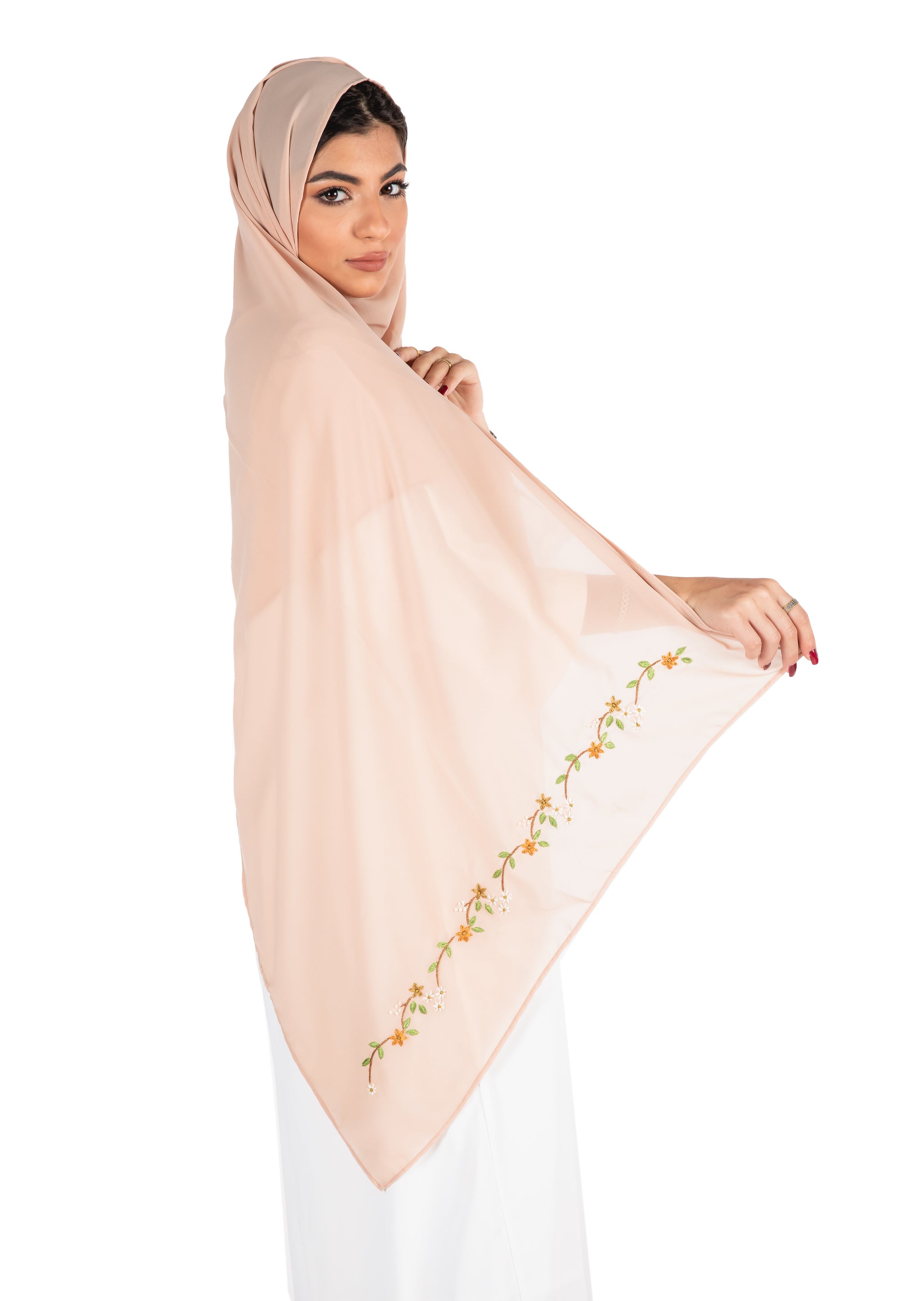 TL1-01 Al-Mafnoud Home Hijab — Sand