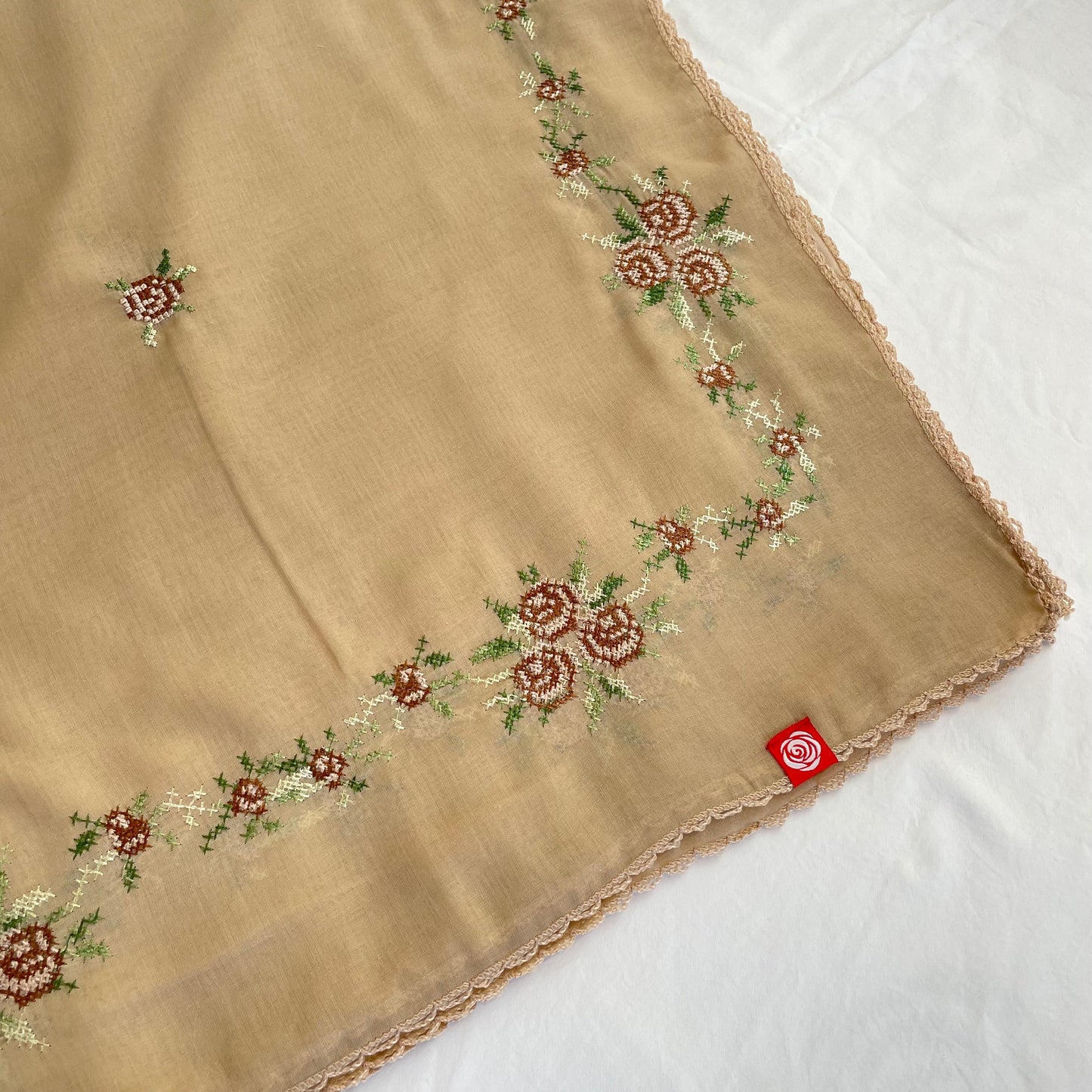 RZ5-06 Jouri Rose Embroidered Home Hijab
