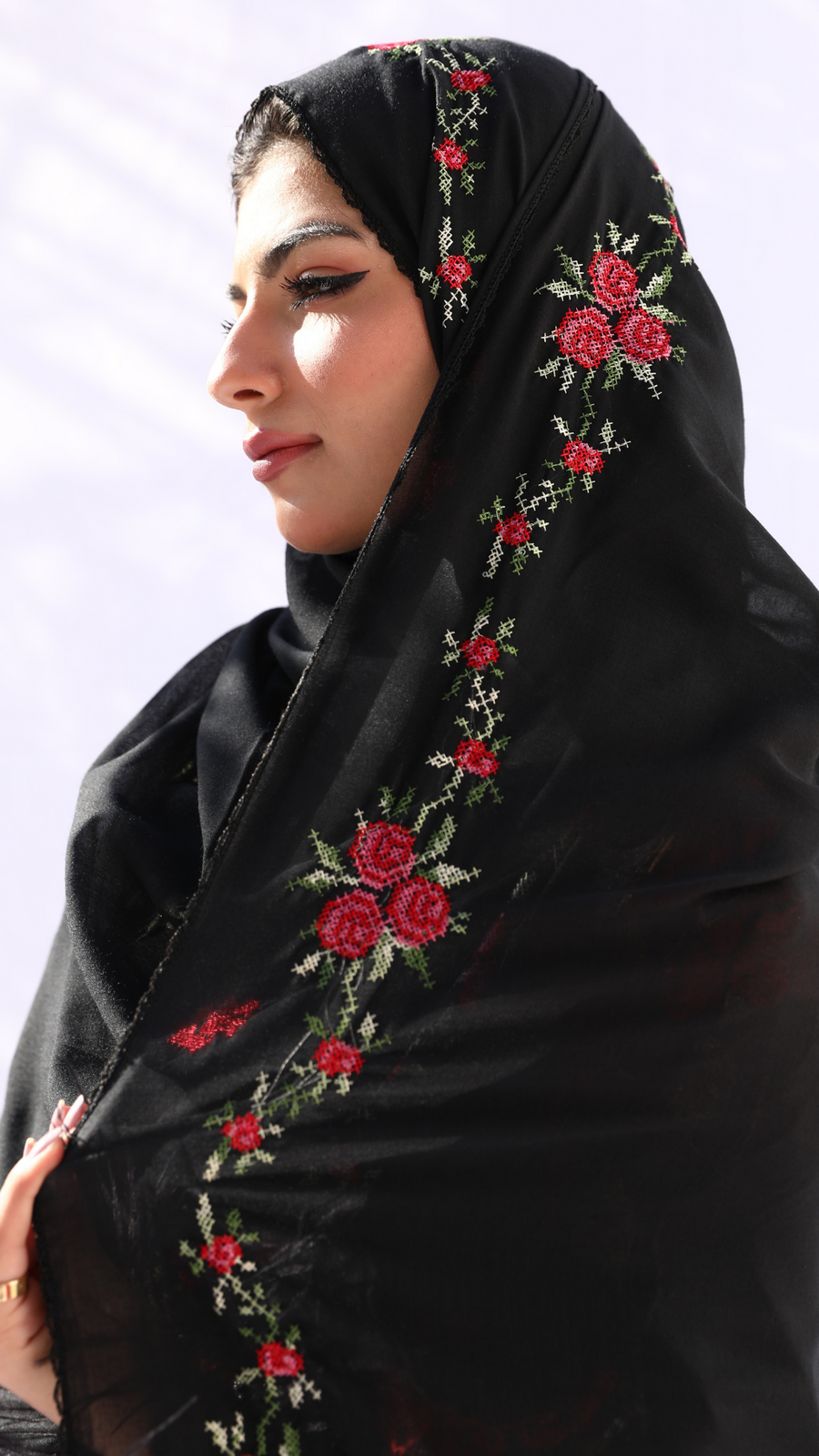 RZ1-379 شيلة جوري روز سودة - Shailah.ae شيلة