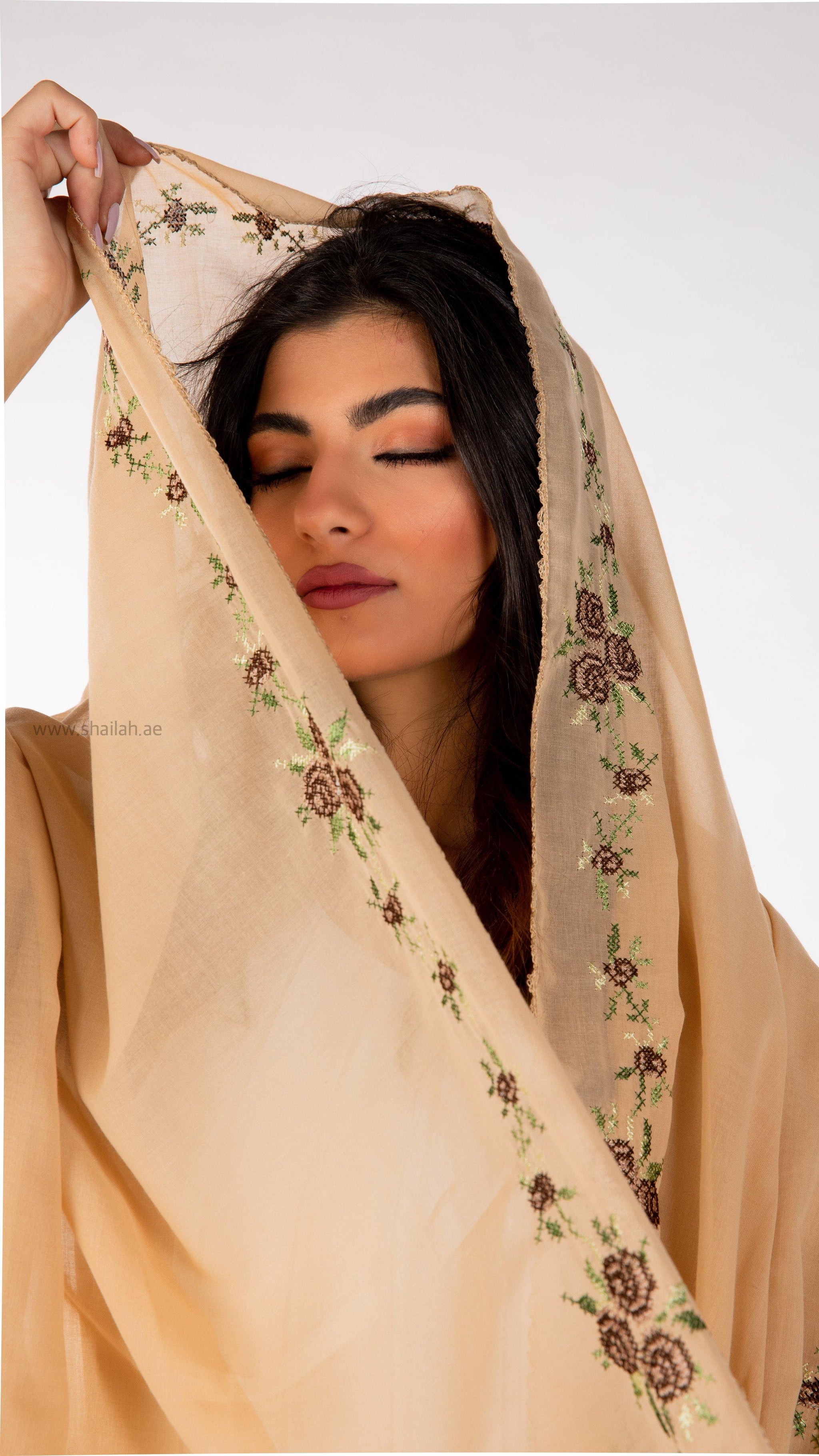 RZ3-05 شيلة جوري روز رملي - Shailah.ae شيلة