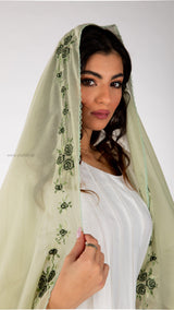 RZ3-16 شيلة جوري روز زيتوني - Shailah.ae شيلة