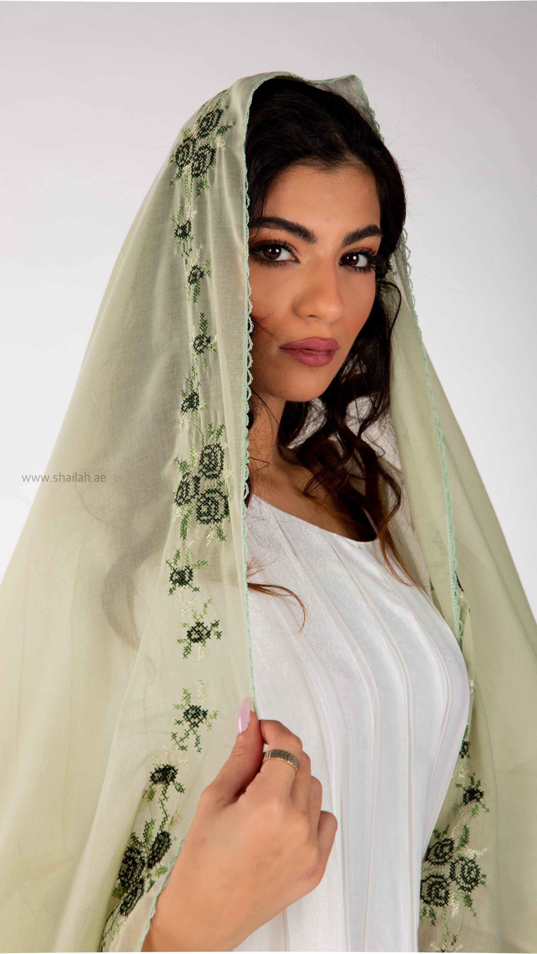 RZ3-16 شيلة جوري روز زيتوني - Shailah.ae شيلة