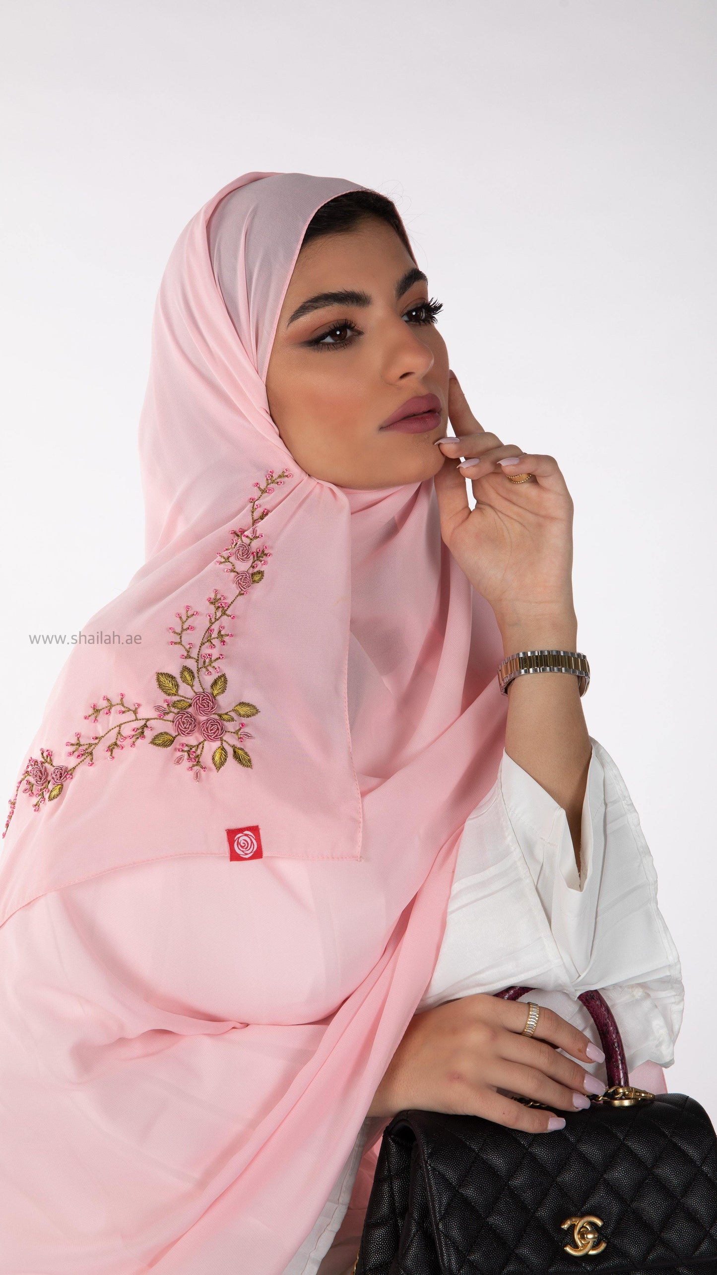 TC1-04 شيلة وصايف وردي كوارتز - Shailah.ae شيلة