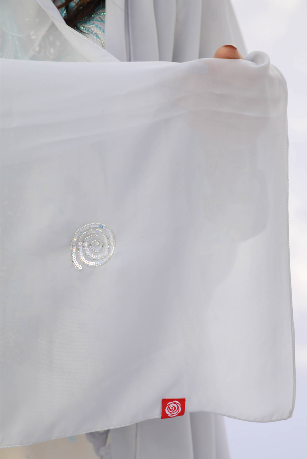 WJ-04 Wahaj Scattered Beads Home Hijab