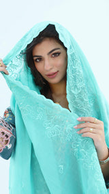 CB1-01 شيلة مطرزة تيفاني - Shailah.ae شيلة